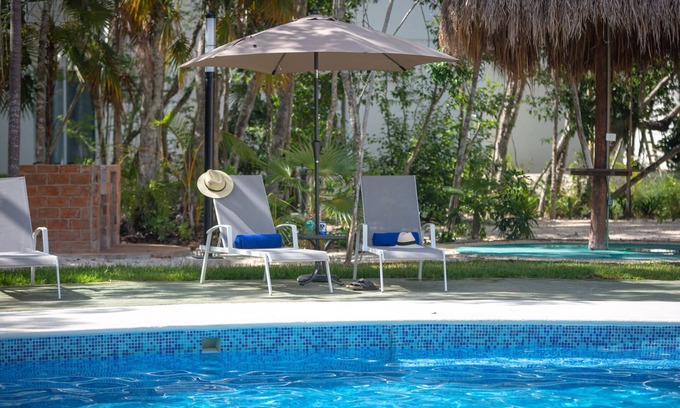 Puerto Morelos Apartment | Casa Jaguar. Fabulous luxury 2 bedroom apt in safe gated community