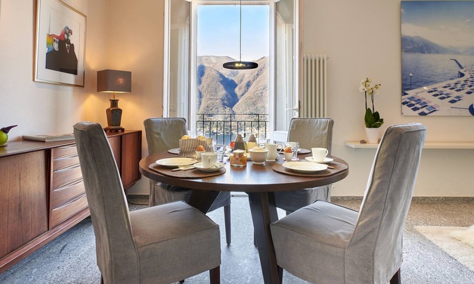 Nesso Apartment | Casa Lucia, Stunning views. Private garage!