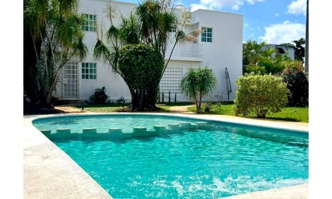 Downtown Cancun House | Casa Mar y Amor/pool and interior garden18 PXS