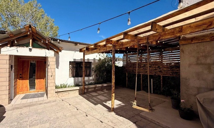 Creel Cabin | Casa MiRó Creel, a cozy place with an indoor fireplace.