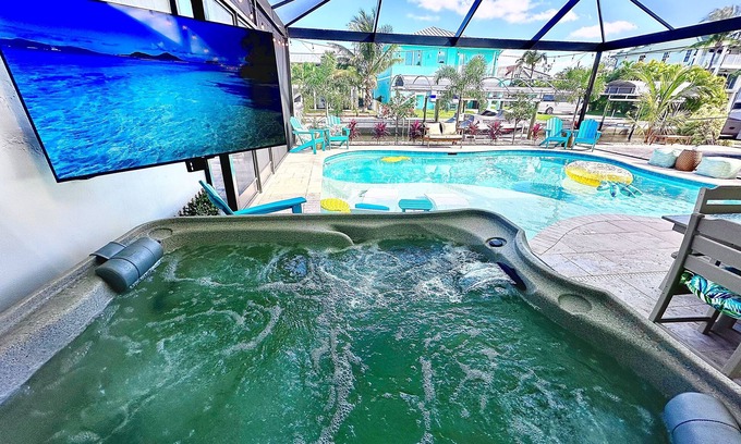 Estero Bay Shores House | CASA PINA BONITA- Waterfront Vacation Home w/Boat Launch!