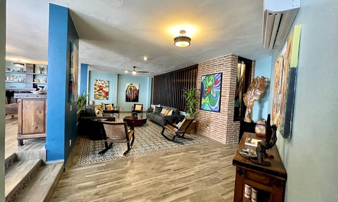 Balcones de Loma Linda Condo | Casa Vista Azul- Perfect location! Stunning ocean views, near Olas Altas/Centro