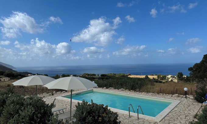 Scopello Villa | Casale Nocellara - Villa with sea view pool