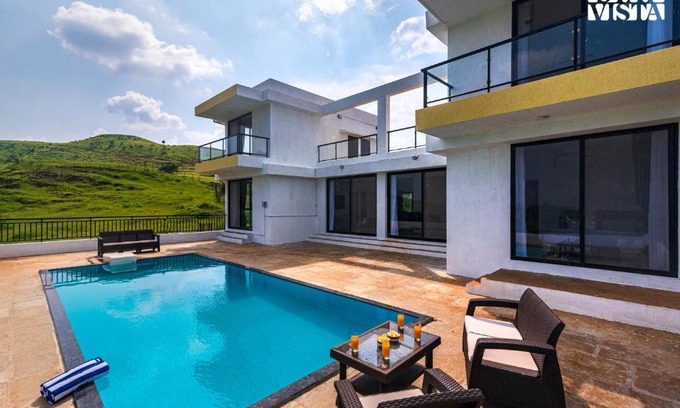 Dindori Villa | Cascading Valleys by StayVista - Villa with Lush mountain & Lake views and swimming pool