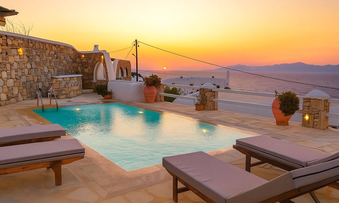 Kanalia Villa | Cavo Apollon Sunset Pool Villa w Deluxe Suite