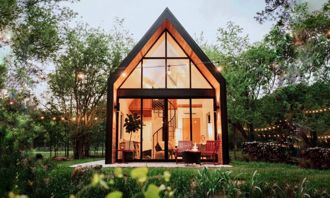 Lacy-Lakeview Cabin | Cedar Brook at Live Oak Lake | Modern Cabin