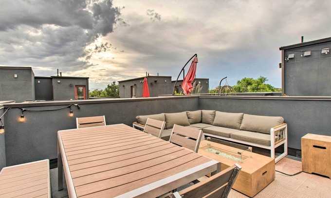 Baker House | Central Denver Home w/ Rooftop Terrace & Fire Pit!