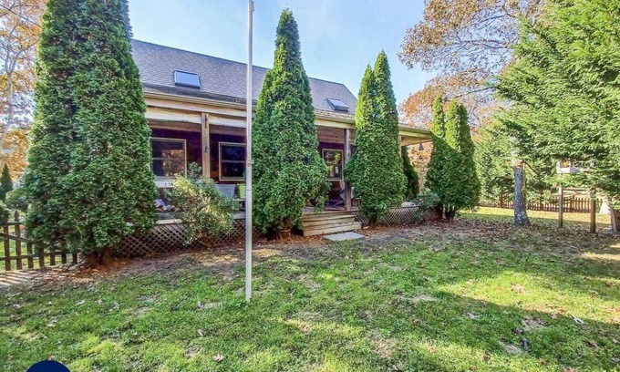 Lagoon Heights House | Centrally located home in private neighborhood of Oak Bluffs.