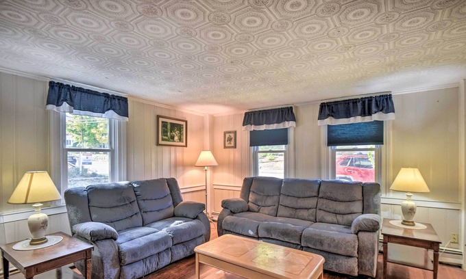 Meredith Apartment | Centrally Located Meredith Apt: Walk to Lakes