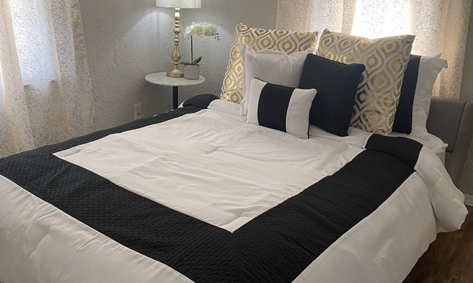 Lawton House | Centrally located, the property offers convenient access to Fort Sill Army Base.