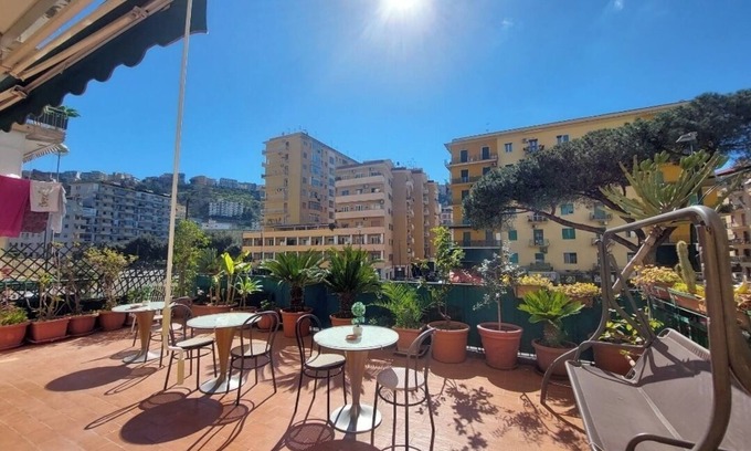 Posillipo House | Centro Metrol2 L6 Cumana Stadio Uni Federicoii Mostra D'oltremare Terrazzo 50mq