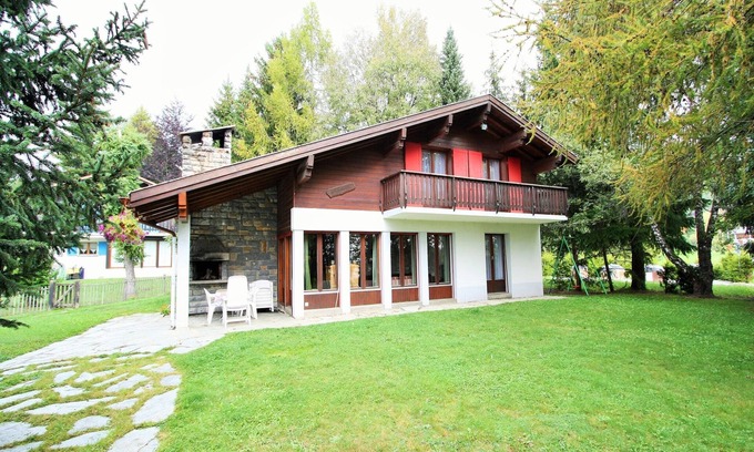 Randogne Ski Chalet | Bright Chalet with Terrace