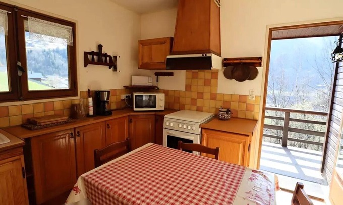 Beaufort Ski Chalet | Chalet Alain - Chalet for 6 to 8 pers. with beautiful view, south facing - Garage. Ranked two stars.