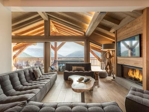 Les Eucherts Ski Chalet | Chalet de luxe 5* avec Spa, PMR, au pied des pistes - FR-1-398-621