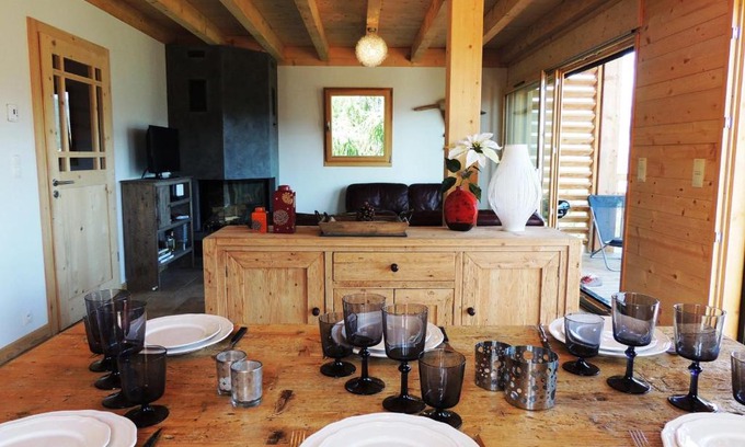 Les Gets Ski Chalet | Chalet familial aux Gets avec cheminée et terrasse panoramique - FR-1-598-15