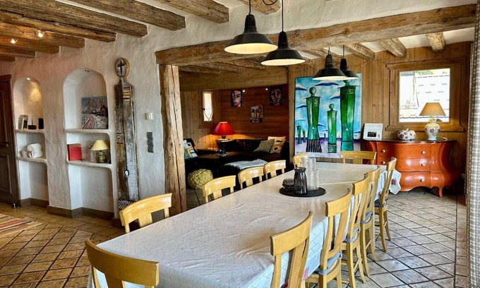 Bisanne 1500 Ski Chalet | Chalet haut de gamme 5 chambres avec hammam, proche des pistes - FR-1-293-211