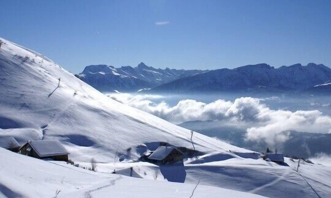 Mieussy Ski Chalet | Chalet LE MACLAVIERRE from 6 to 15 people- SPA + SAUNA- Magical view!
