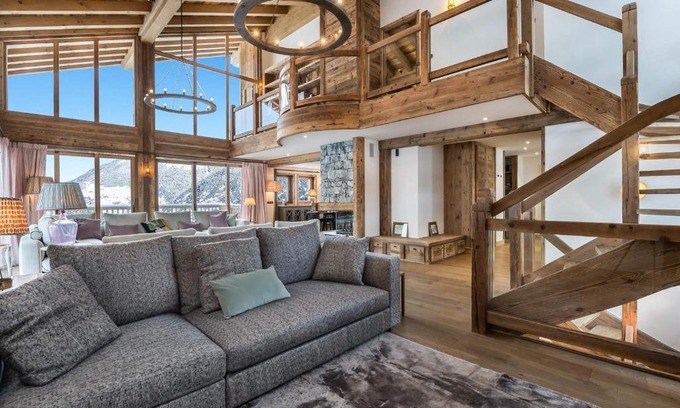 Courchevel Ski Chalet | Chalet luxe avec sauna, cheminée et services inclus à Courchevel 1650 - FR-1-563-89