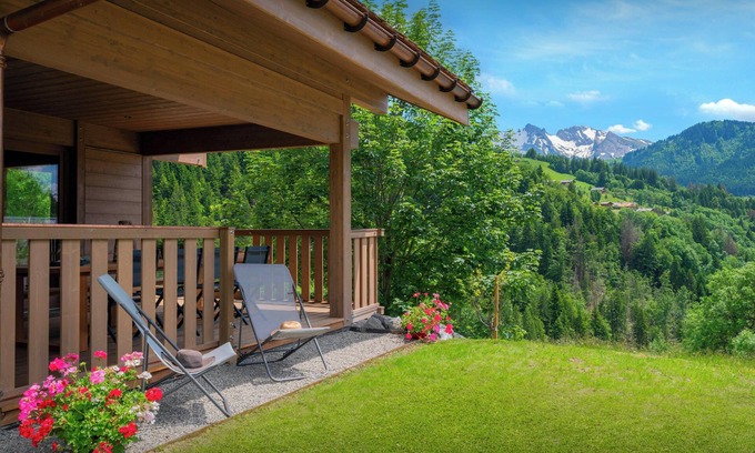Le Grand-Bornand Ski Chalet | Chalet Ours Rouge - stay for 11 with spa and home cinema - OVO Network