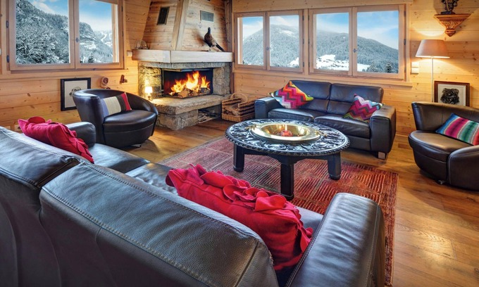 Saint-Jean-de-Sixt Ski Chalet | Chalet Polanka - luxury ski base for 12, cosy fire & views - OVO Network