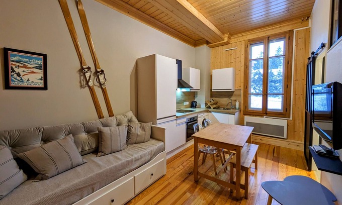 Les Deserts Apartment | Chaleureux studio au pied des pistes - Le pisteur ***
