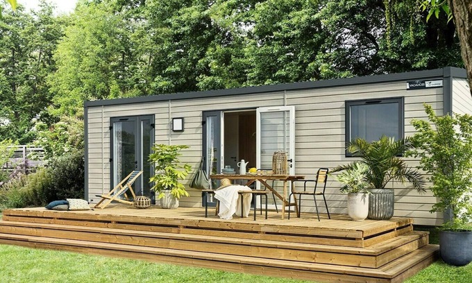 Eymouthiers House | Chambon Gorges Campsite* - Mobile home Loft Premium 4 rooms 6 people Air-conditioned