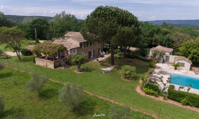 Saint-Andre-d'Olerargues Bed & Breakfast | Chambre Olivette Mas Bel Esperance