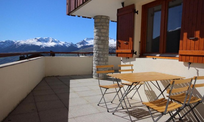 Vallandry Apartment | Charmant 3 pièces, terrasse Sud, prox. pistes, 7 pers., animaux admis - Vallandry - FR-1-411-166
