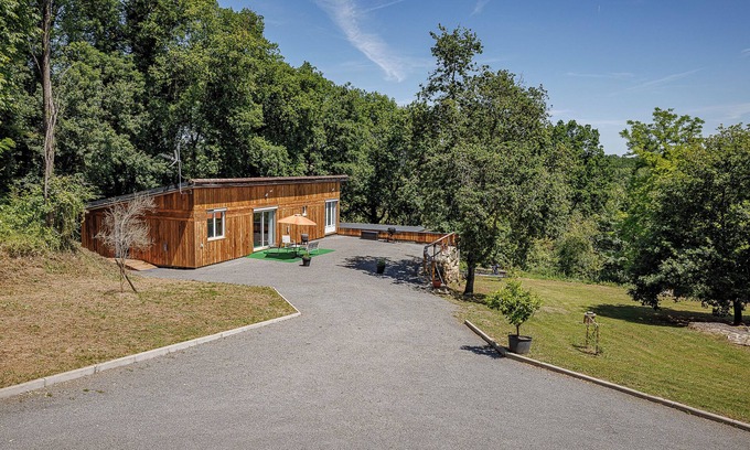 Sainte-Colombe House | Charmante Maison en Bois Dans un Cadre Verdoyant à 15 Minutes de Saint Emilion