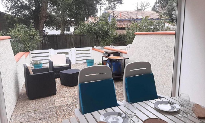 Soorts-Hossegor House | Charmante villa patio 4 pers, proche centre & plages, avec terrasse et parking privatif - FR-1-239-881