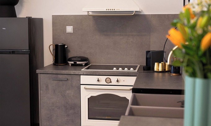 Pyrgos Apartment | Charming 1-bedroom central apartment with WiFi, AC in relaxing Casa Bini