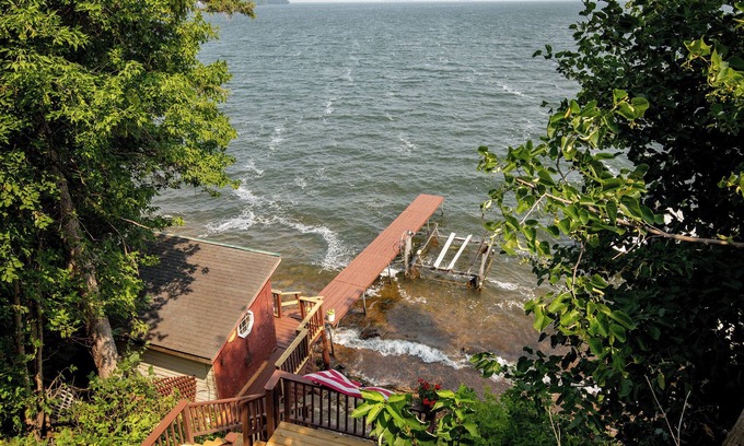 Whipholt Cabin | Charming 2-bedroom Cabin in Walker on Leech Lake, Fitness Room, Dock and lift