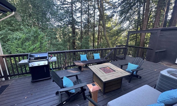 Guerneville House | Charming 2-bedroom home tucked in the Redwoods but only steps from downtown…