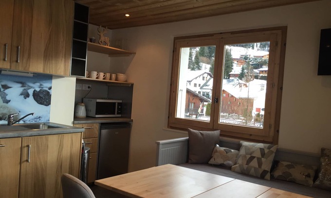 Les Gets Apartment | Charming 2 rooms fully renovated in the village center des Gets