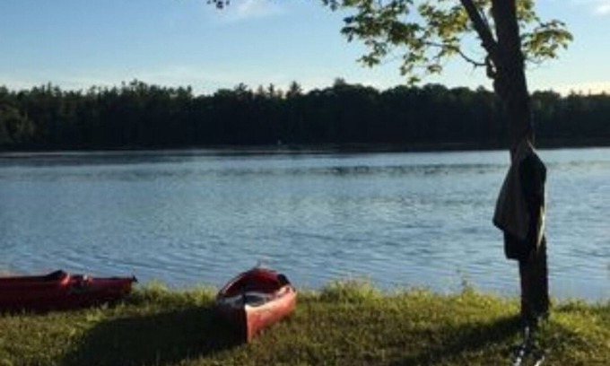 Fife Lake Cabin | Charming 3 bedroom log cabin on Pickerel Lake in Fife Lake, MI + a guest house