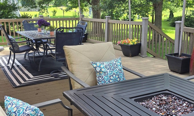 McLeansville House | Charming 3-bedroom home in peaceful Greensboro with a bedroom fireplace.