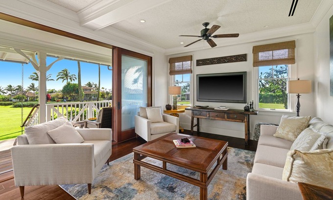 Poipu House | Charming 3br Cottage w AC, Ocean Views