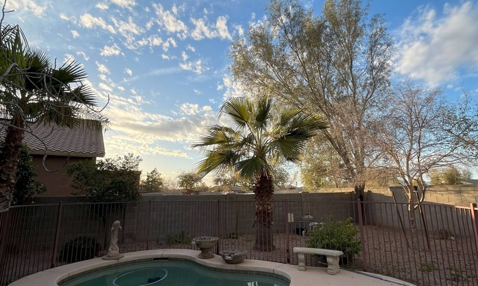 Maricopa House | Charming 4-Bedroom Oasis in Maricopa, Arizona with Pool, Garden & Pool Table!