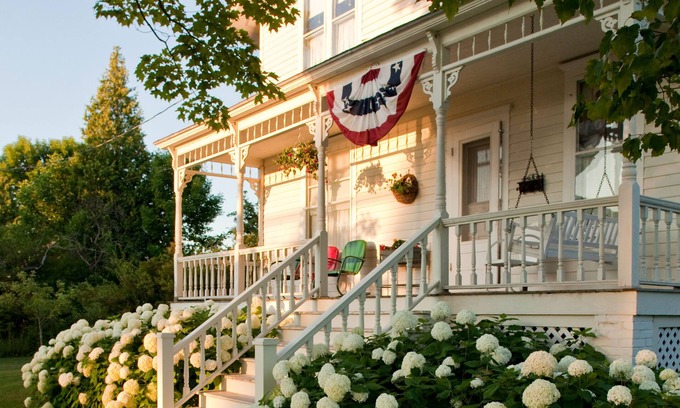 Baileys Harbor House | Charming, Centrally Located Restored Farmhouse On A Half Acre Of Secluded Lawn