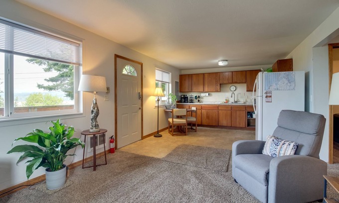 Coos Bay Apartment | Charming Coos Bay Apartment w/Water Views!