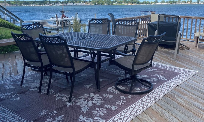 Sodus Point Cottage | Charming Cottage on the Bay and Golf Course with private patio and boat dock.