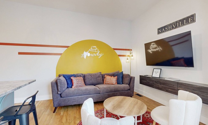 Nashville House | Charming dog-friendly home with rooftop deck, central AC, game room & W/D