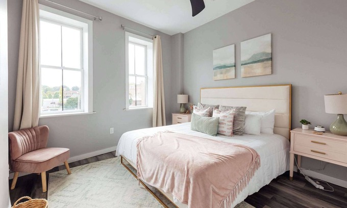 Johnson City Apartment | Charming Downtown Loft in Johnson City