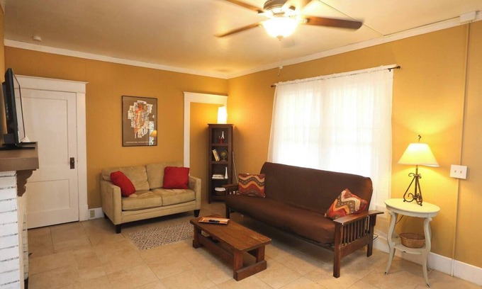 Historic Uptown Apartment | Charming Downtown Bungalow Apt. - Walk to museums & nightlife