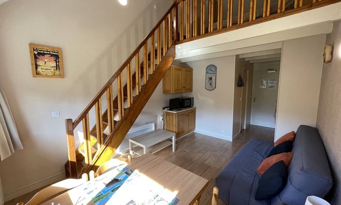 Laveissiere Apartment | Charming Duplex for 5, Wi-Fi & Parking at Le Lioran