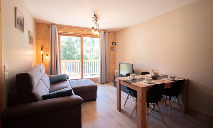 Valmorel Apartment | Charming 1-bedroom apartment with parking in Valmorel