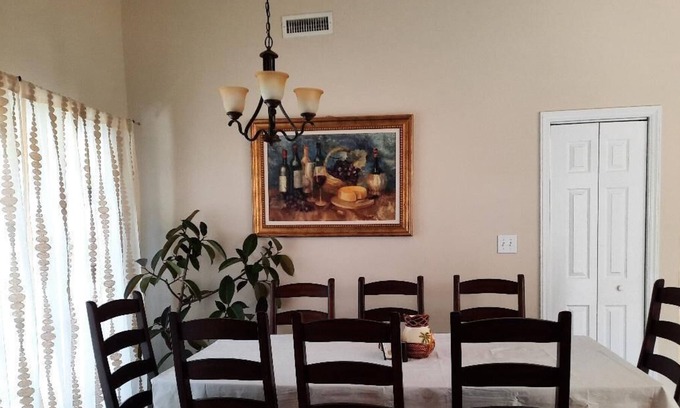 Apex House | Charming home-covered patio-fenced yard-comfy beds
