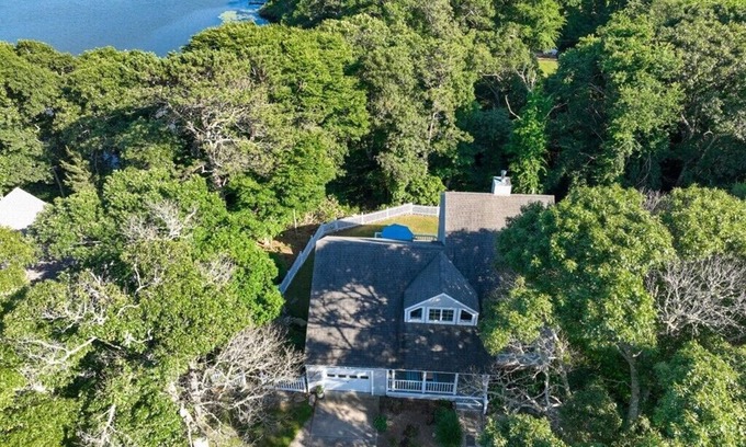 North Falmouth House | Charming Home with Pond Waterviews/Close to Old Silver Beach