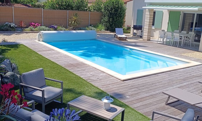 Ronce-les-Bains House | Charming house with heated pool and wooded garden, a stone's throw from the beach