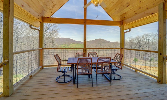 Jefferson House | Charming Jefferson Home w/ Loft & Mountain Views